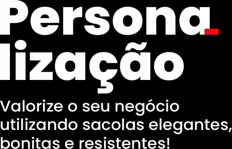 Personalização